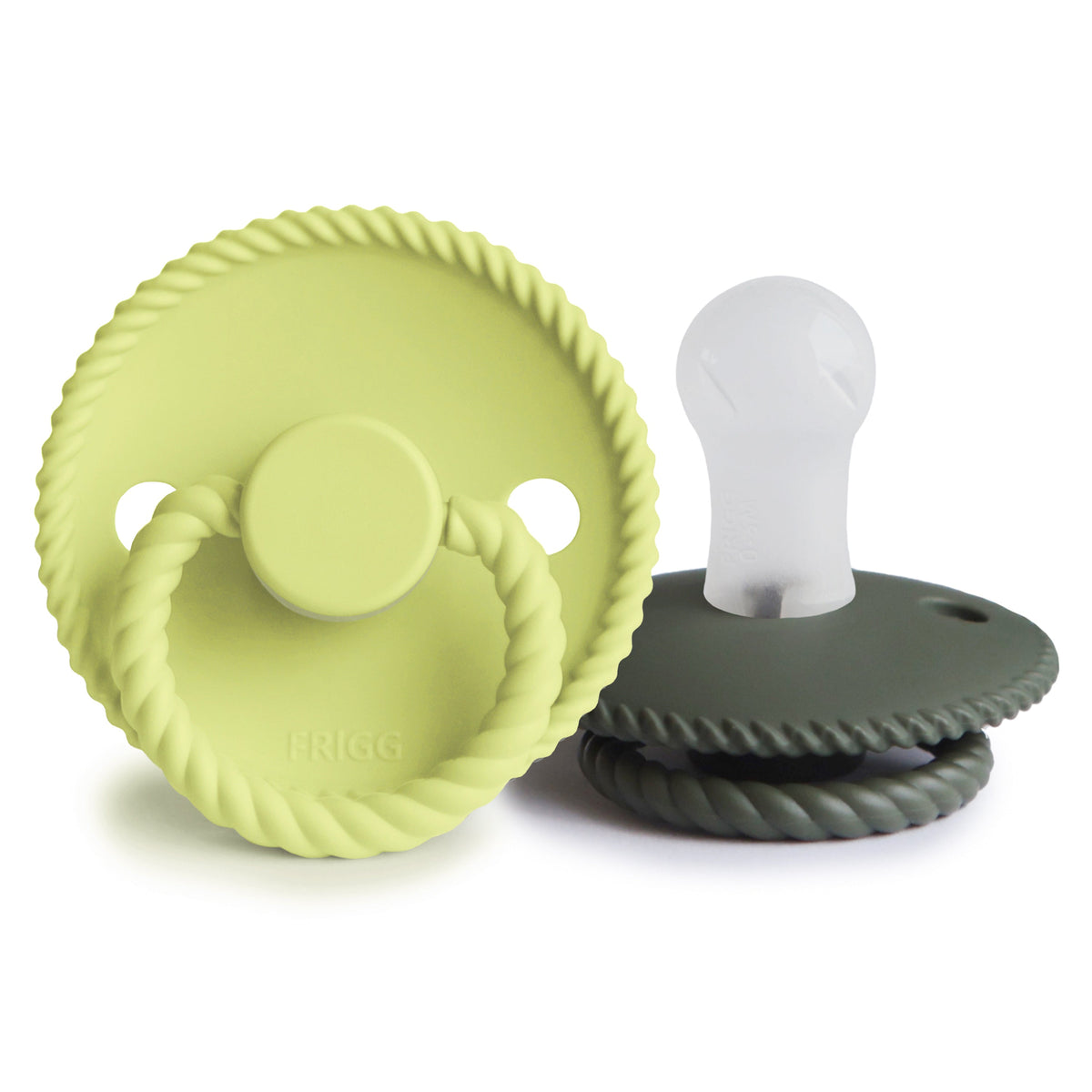 FRIGG Rope Silicone Pacifier 2-Pack - The Baby Penguin