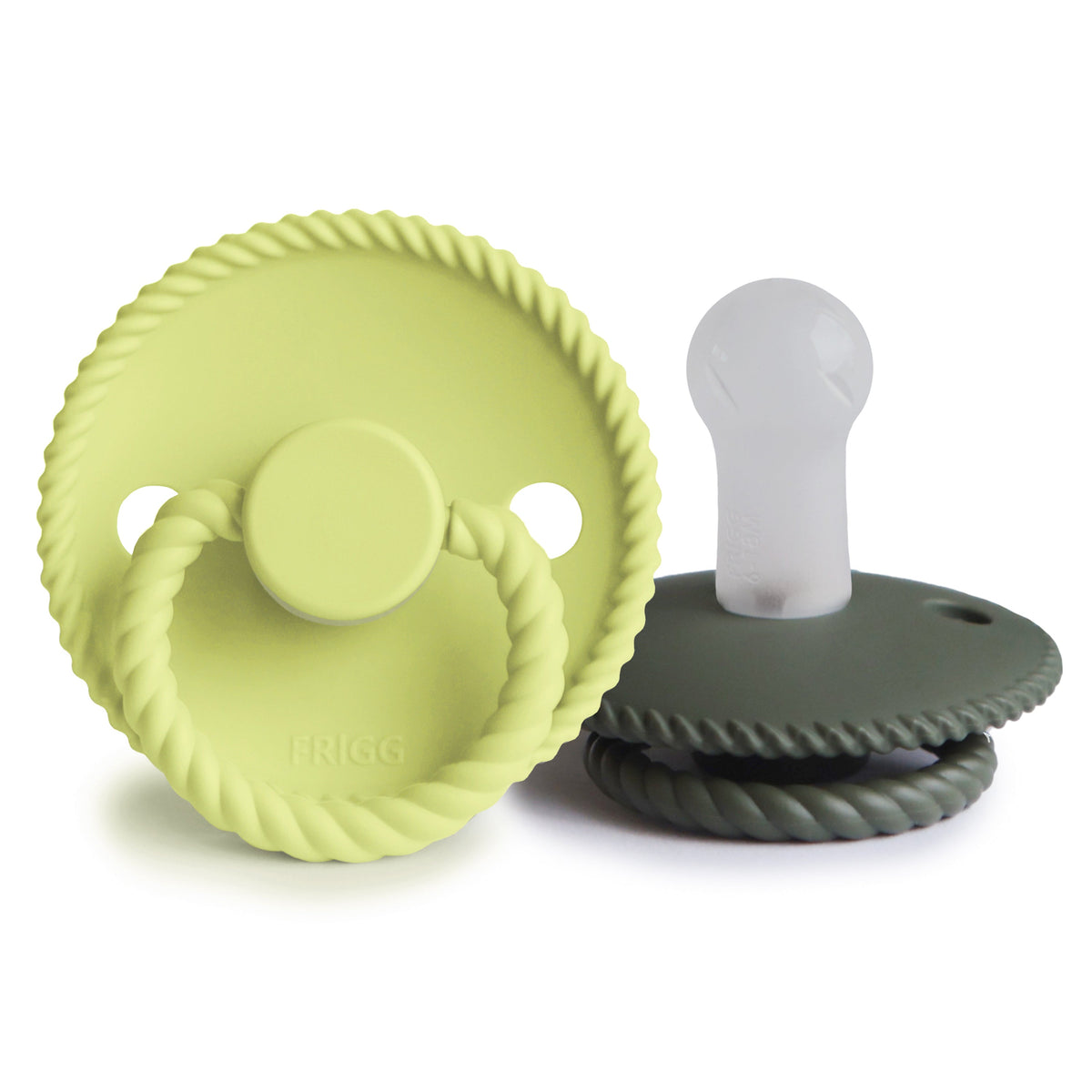 FRIGG Rope Silicone Pacifier 2-Pack - The Baby Penguin