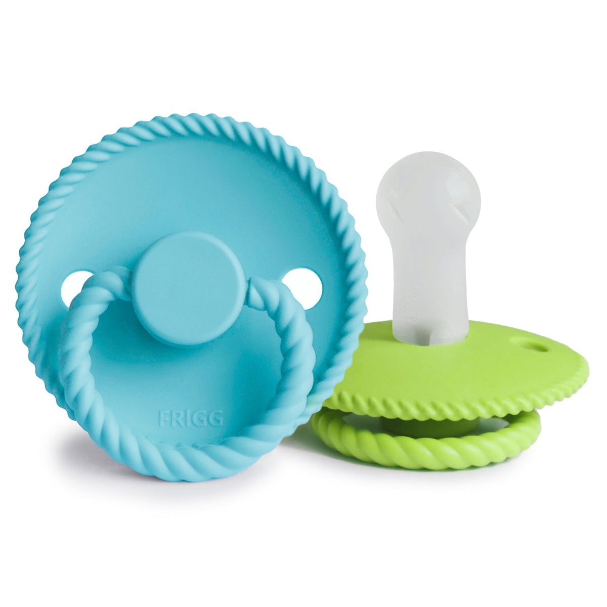 FRIGG Rope Silicone Pacifier 2-Pack - The Baby Penguin