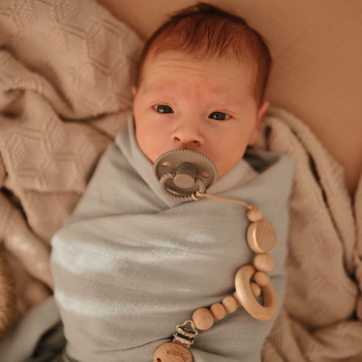 FRIGG Rope Silicone Pacifier 2-Pack - The Baby Penguin