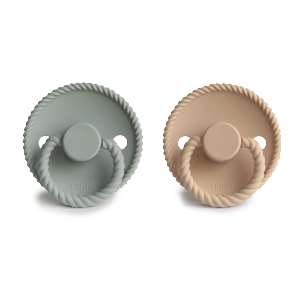FRIGG Rope Silicone Pacifier 2-Pack - The Baby Penguin