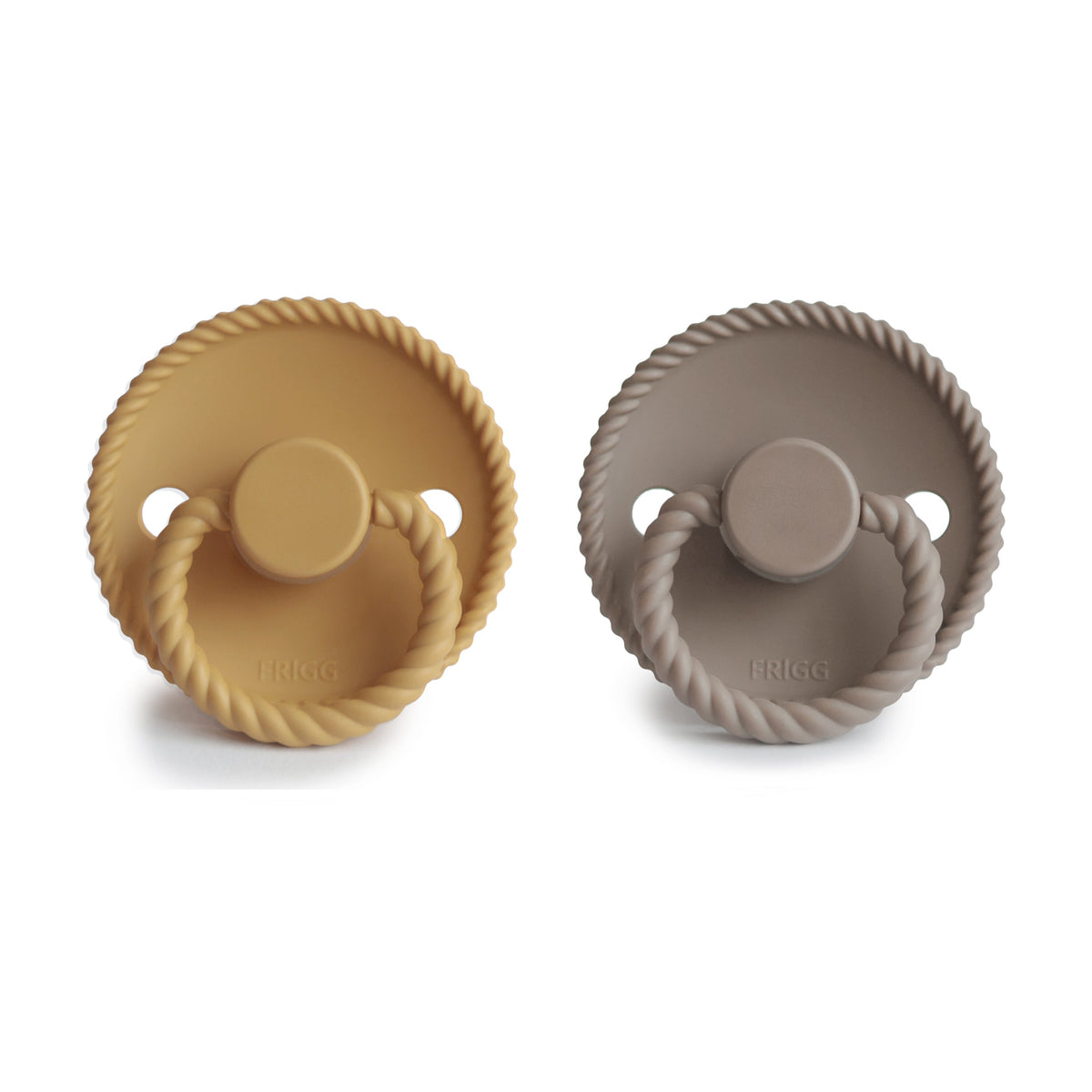 FRIGG Rope Silicone Pacifier 2-Pack - The Baby Penguin