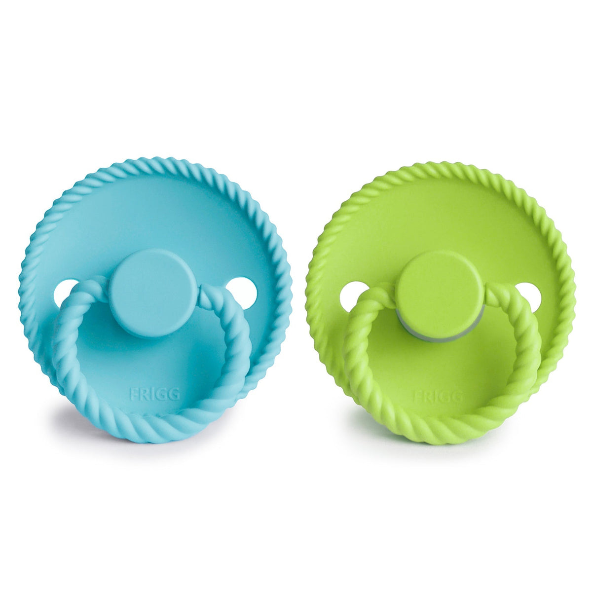 FRIGG Rope Silicone Pacifier 2-Pack - The Baby Penguin