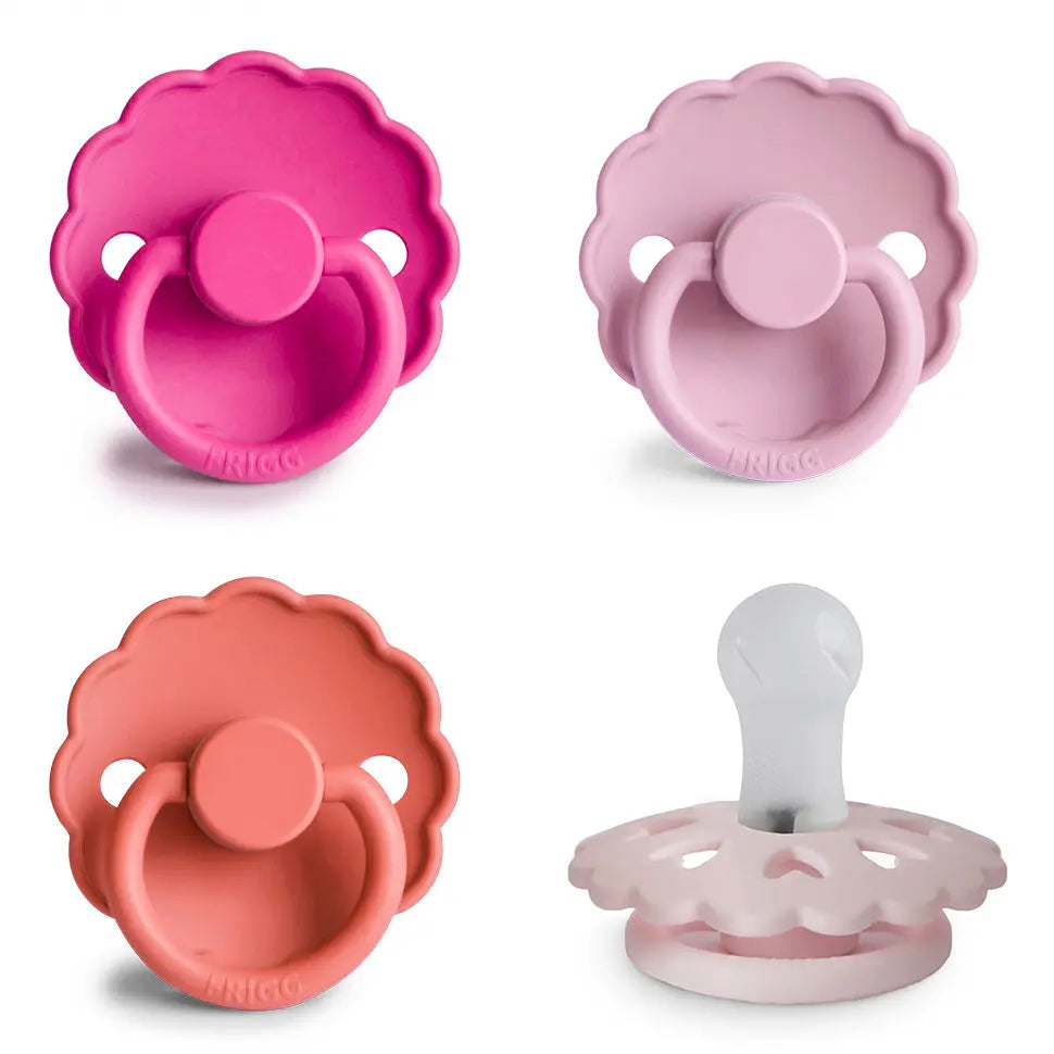 FRIGG Silicone Pacifier 4-Pack | SILICONE FRIGG PACIFIERS | The Baby Penguin