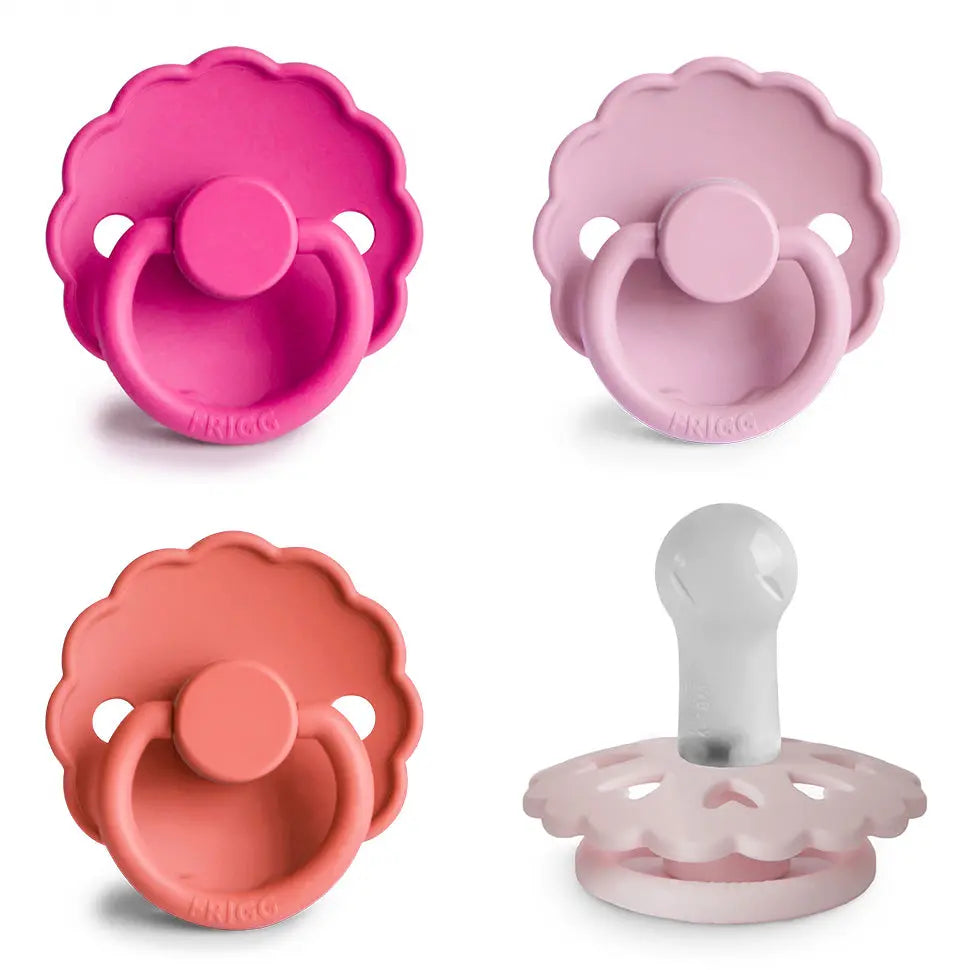 FRIGG Silicone Pacifier 4-Pack | SILICONE FRIGG PACIFIERS | The Baby Penguin