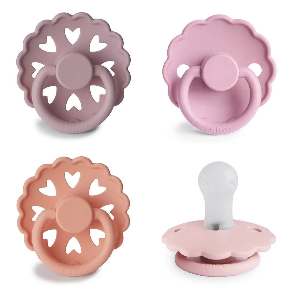 FRIGG Silicone Pacifier 4-Pack | SILICONE FRIGG PACIFIERS | The Baby Penguin