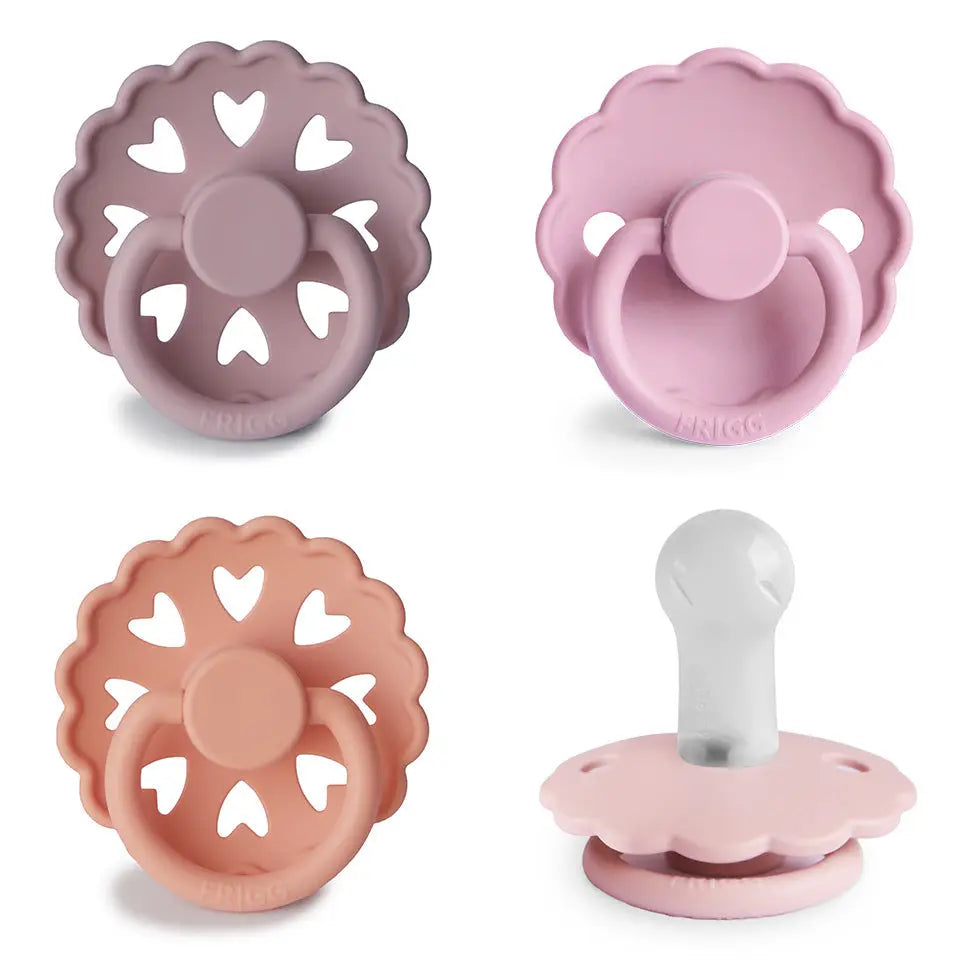 FRIGG Silicone Pacifier 4-Pack | SILICONE FRIGG PACIFIERS | The Baby Penguin