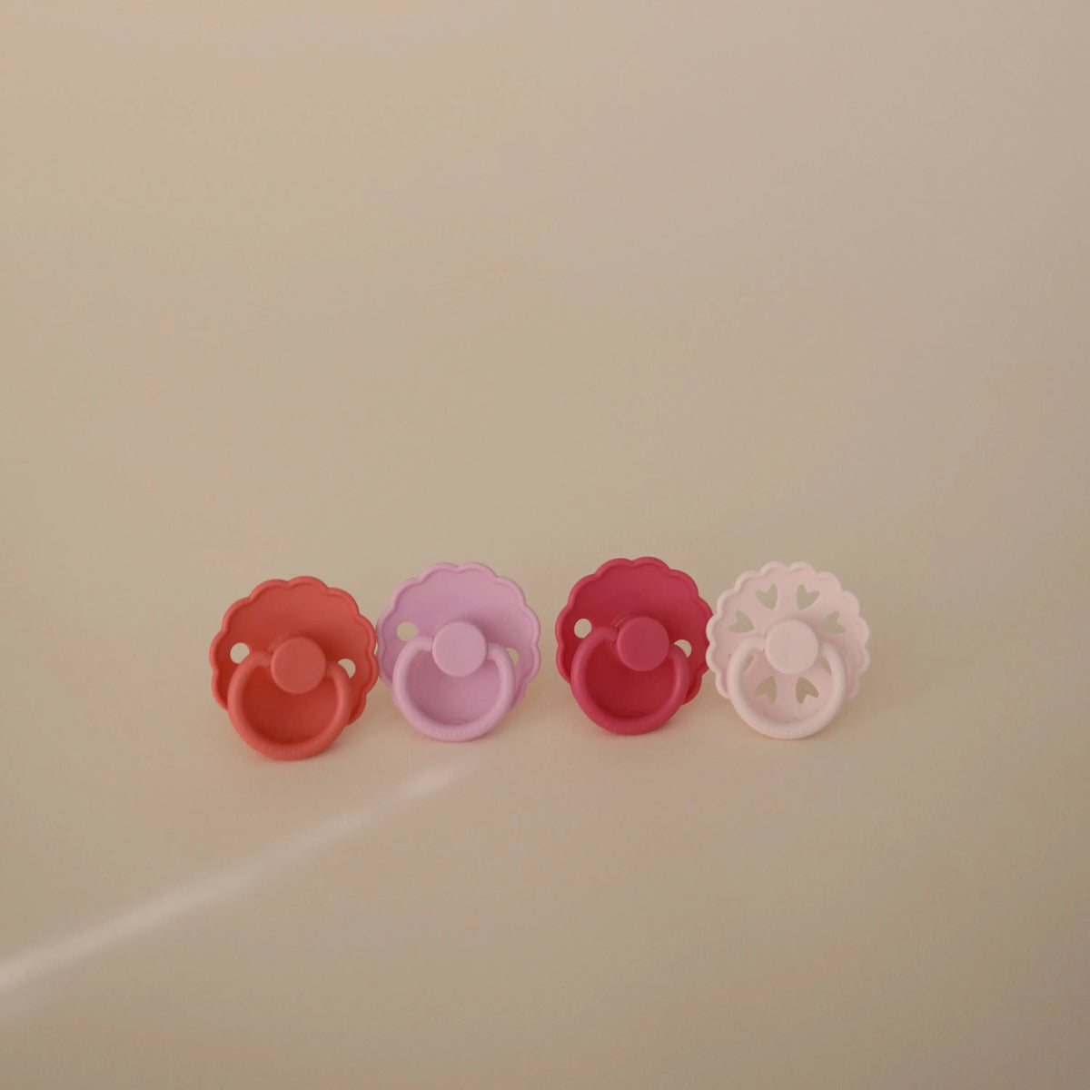 FRIGG Silicone Pacifier 4-Pack | SILICONE FRIGG PACIFIERS | The Baby Penguin