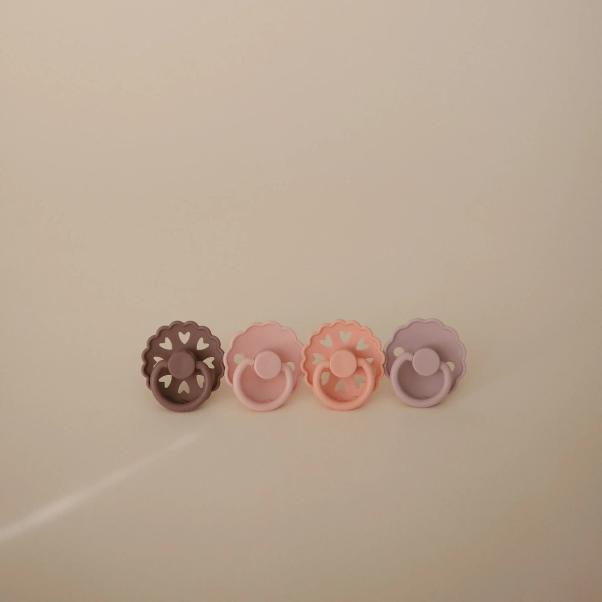 FRIGG Silicone Pacifier 4-Pack | SILICONE FRIGG PACIFIERS | The Baby Penguin