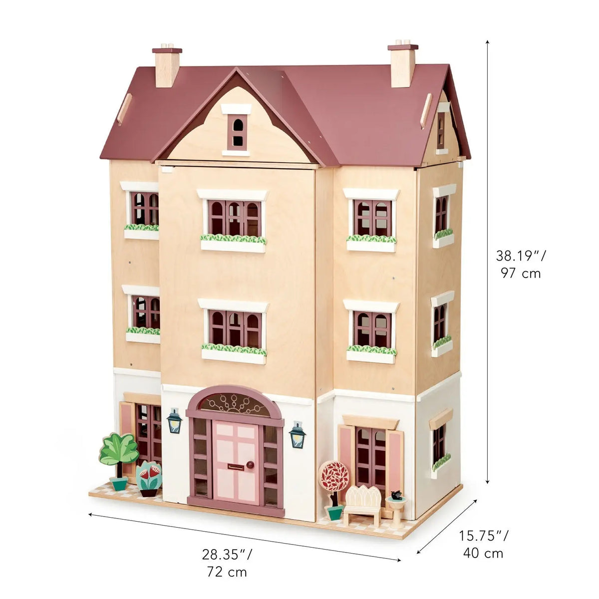 Tender Leaf Fantail Hall Wooden Dollhouse