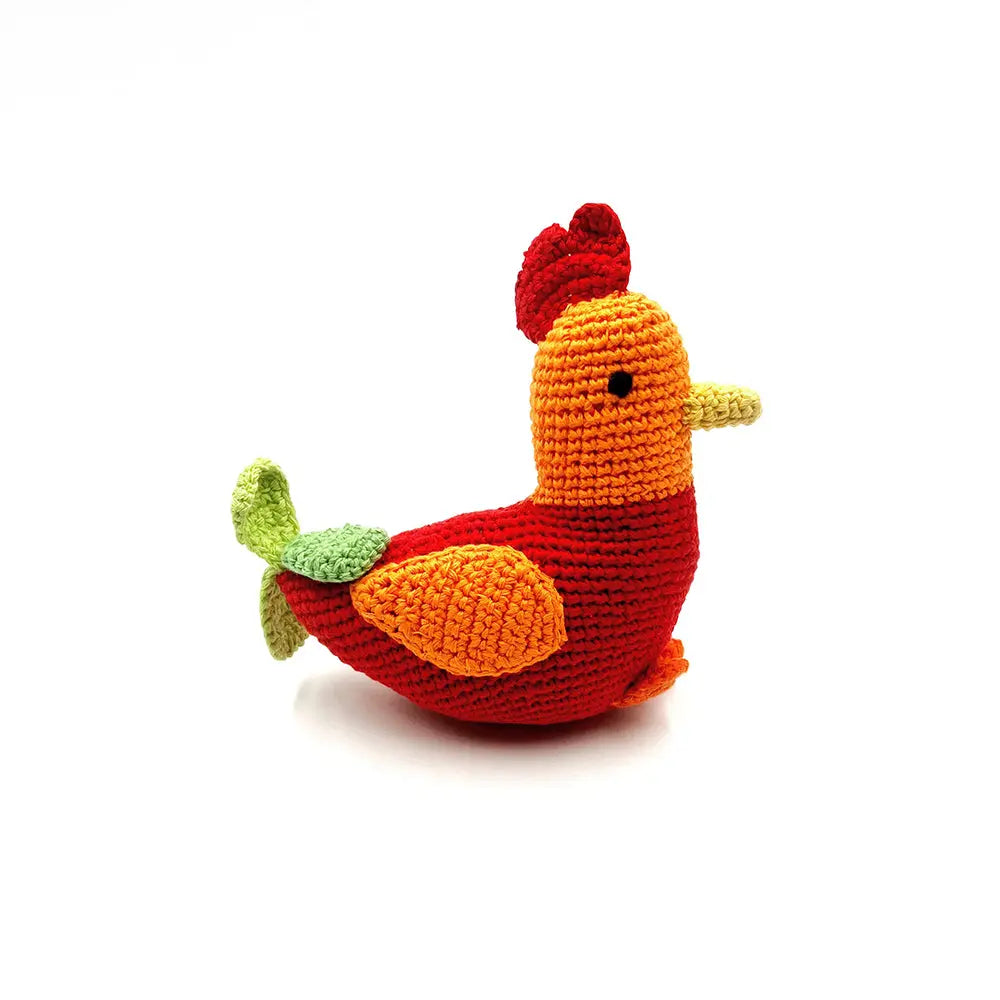 Farm Animal - Red Rooster Rattle | Rattle | The Baby Penguin