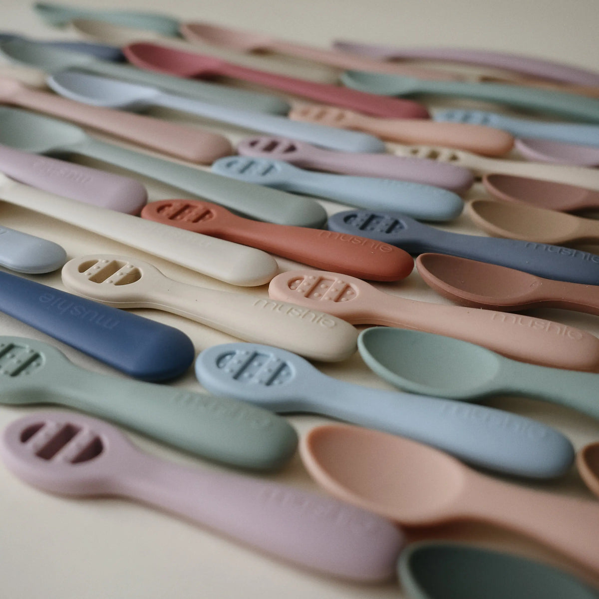 First Feeding Baby Spoons | silicone tableware | The Baby Penguin