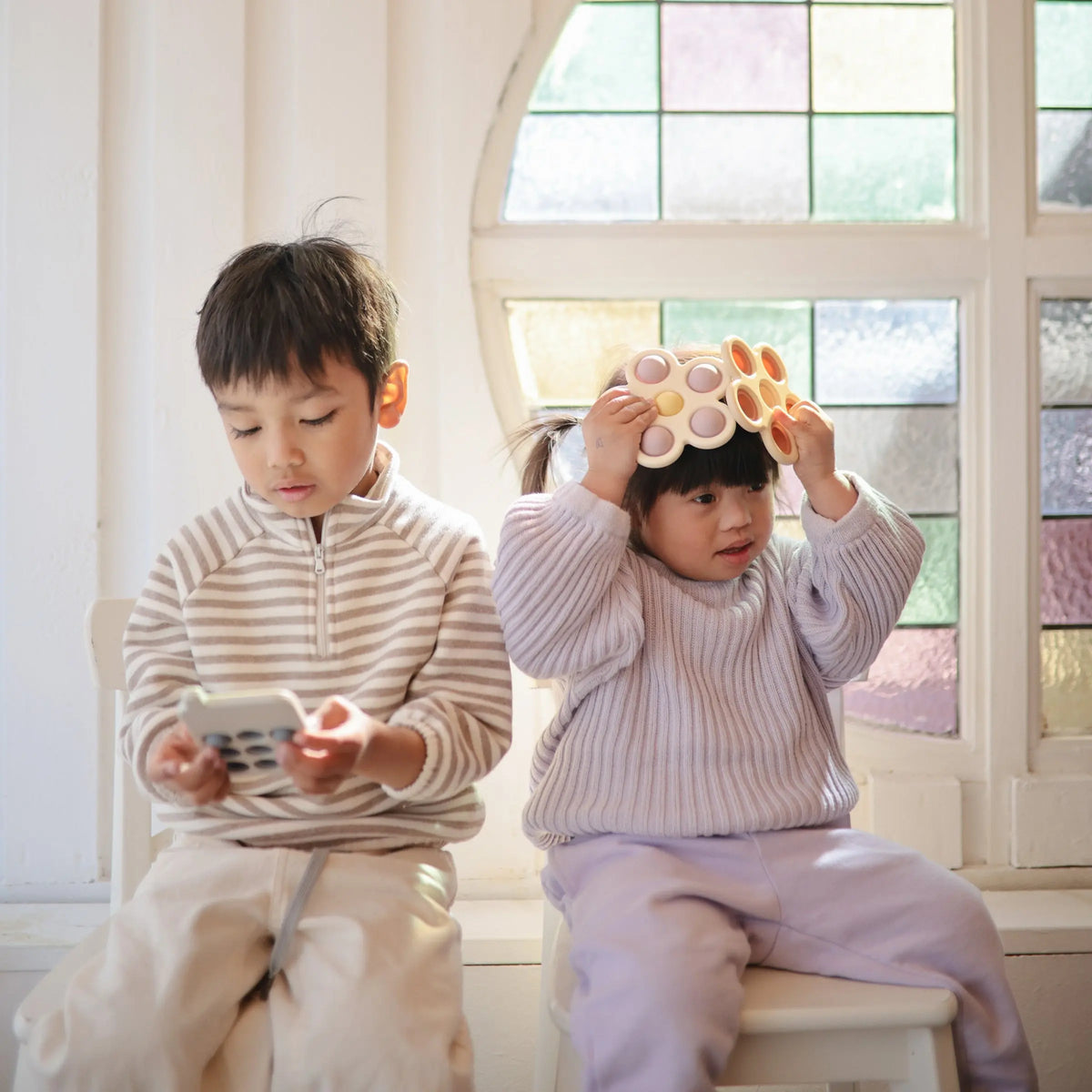 Flower Press Toy | Press Toy | The Baby Penguin