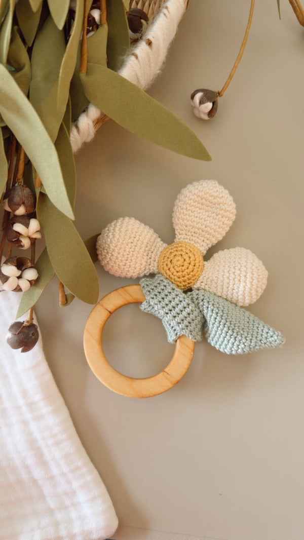 Flower Rattle - The Baby Penguin