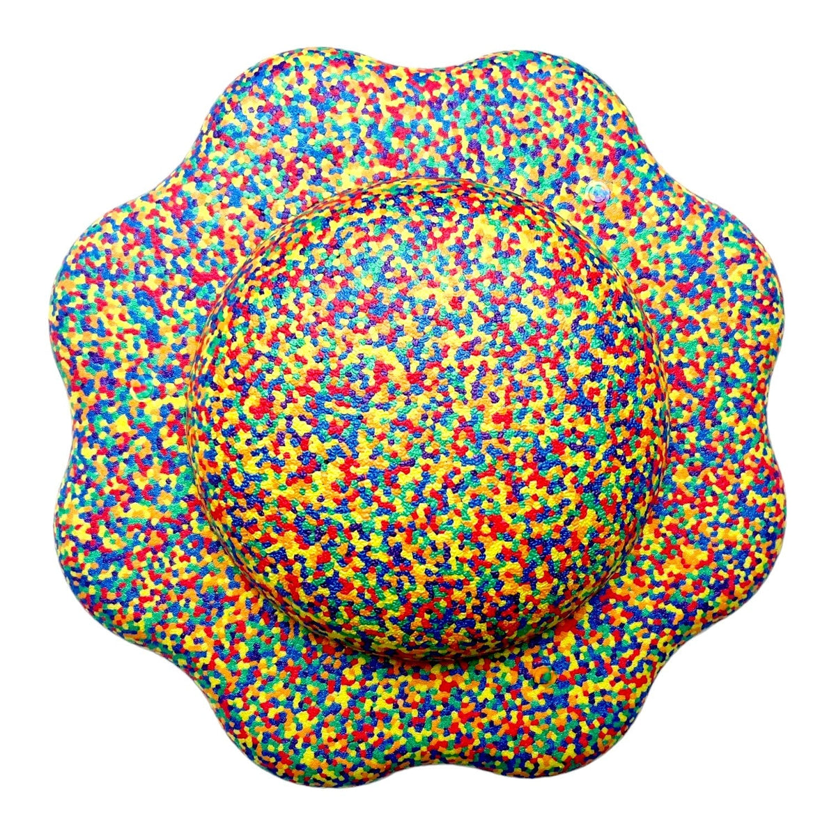 Flower-Shaped Rainbow Confetti Balance Board – additional product view