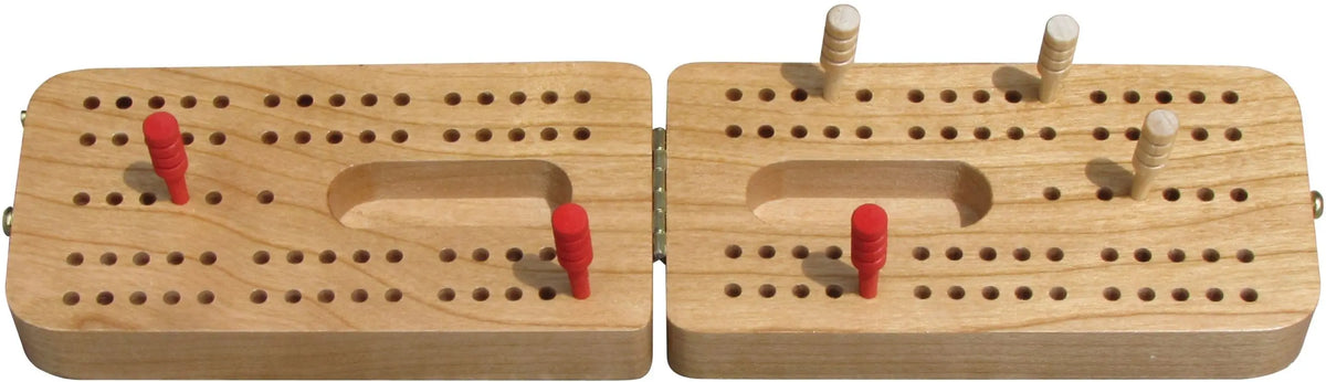 Folding Cribbage | Made in USA | Wooden Board Games