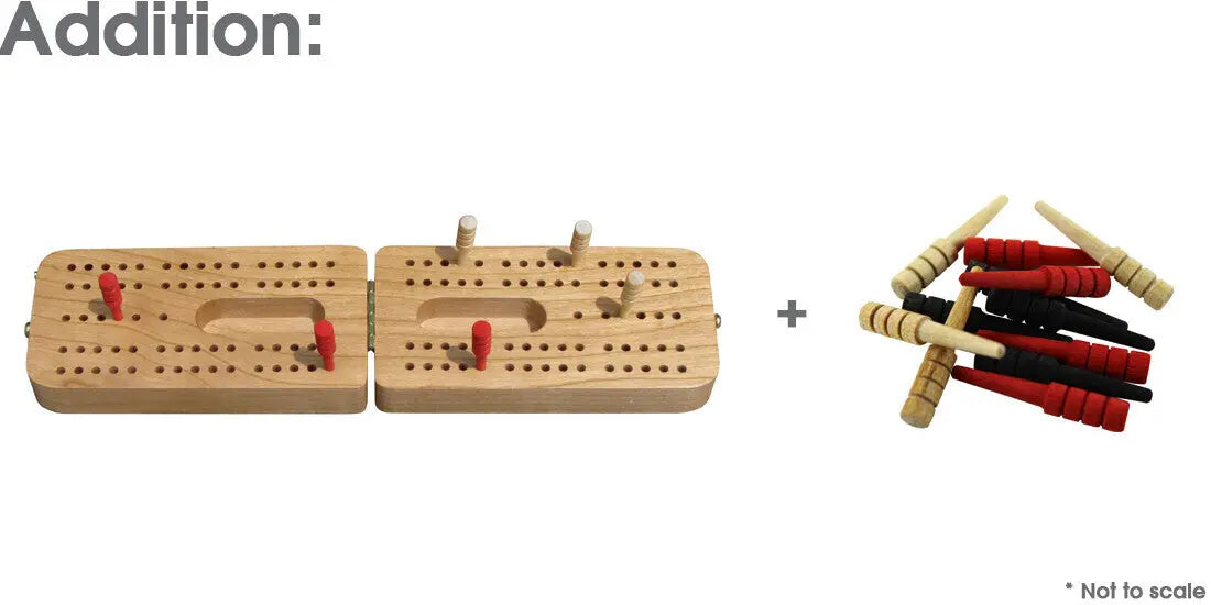 Folding Cribbage | Made in USA | Wooden Board Games