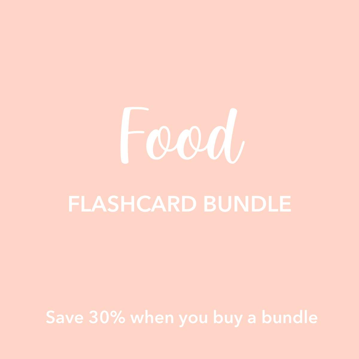 Food Flashcards Bundle - The Baby Penguin