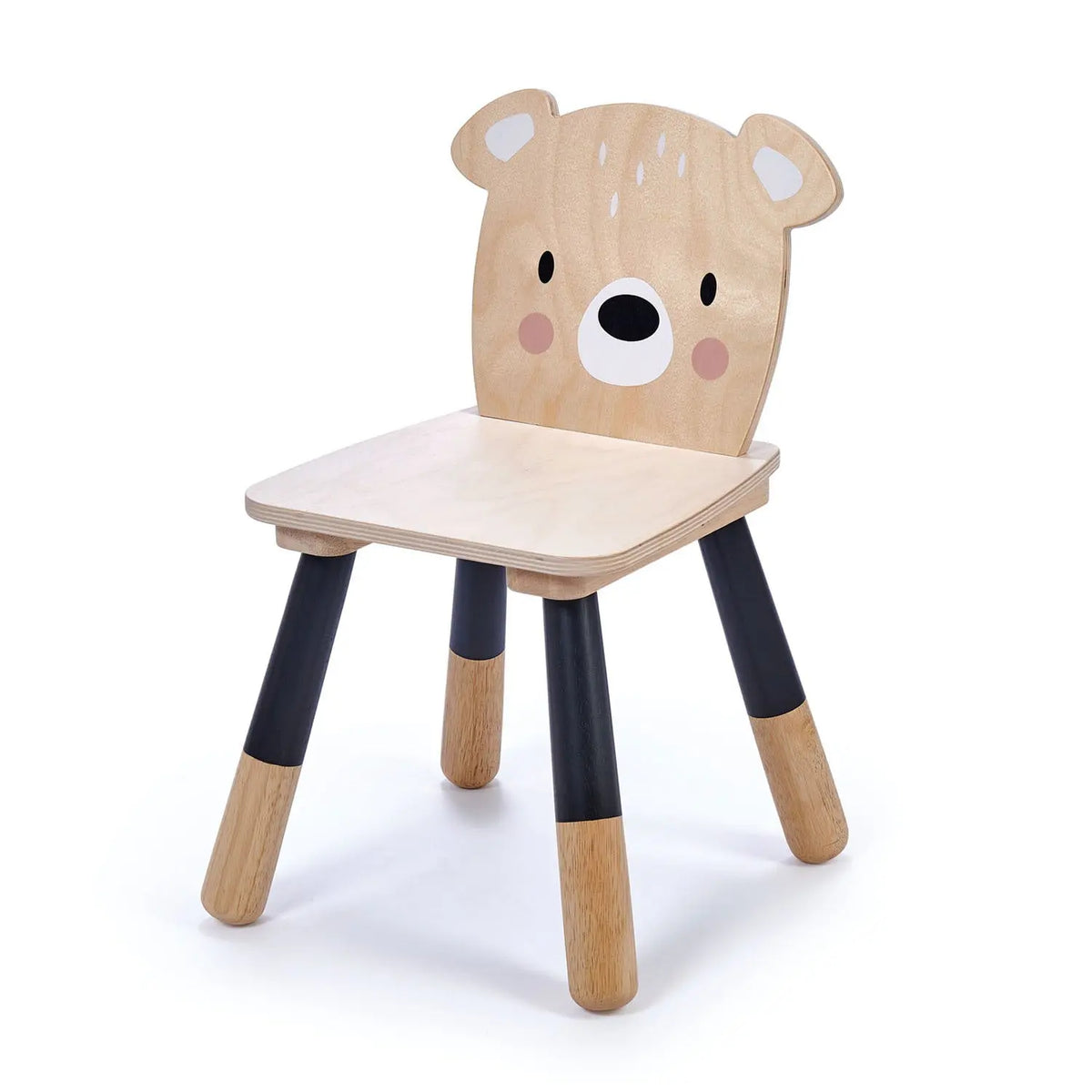 Tender Leaf Forest Bear Wooden Chair for Kids