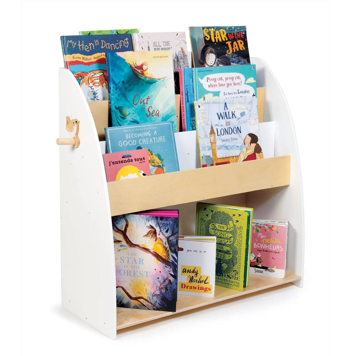 Tender Leaf Forest Wooden Bookcase and Storage Unit
