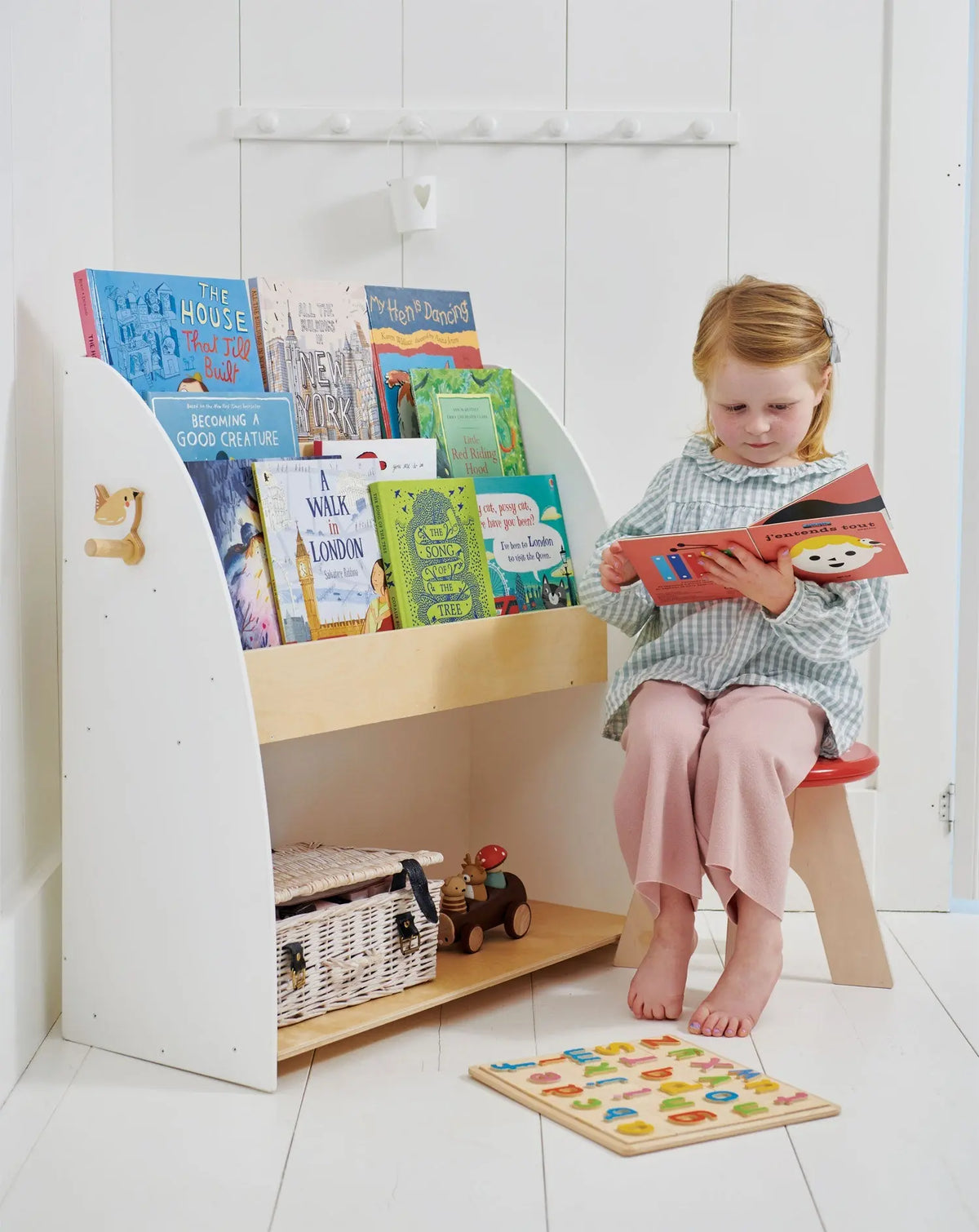 Tender Leaf Forest Wooden Bookcase and Storage Unit