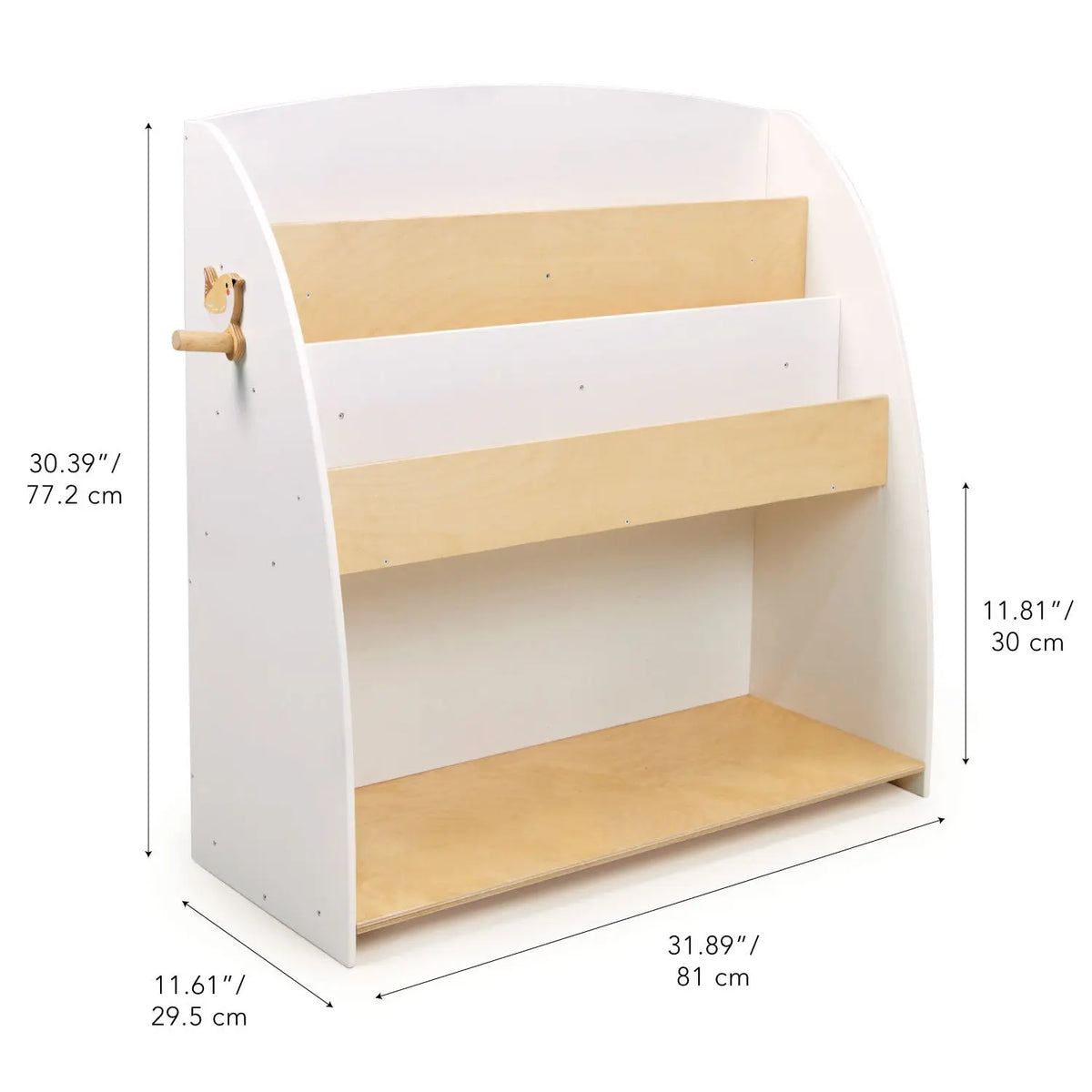 Tender Leaf Forest Wooden Bookcase and Storage Unit