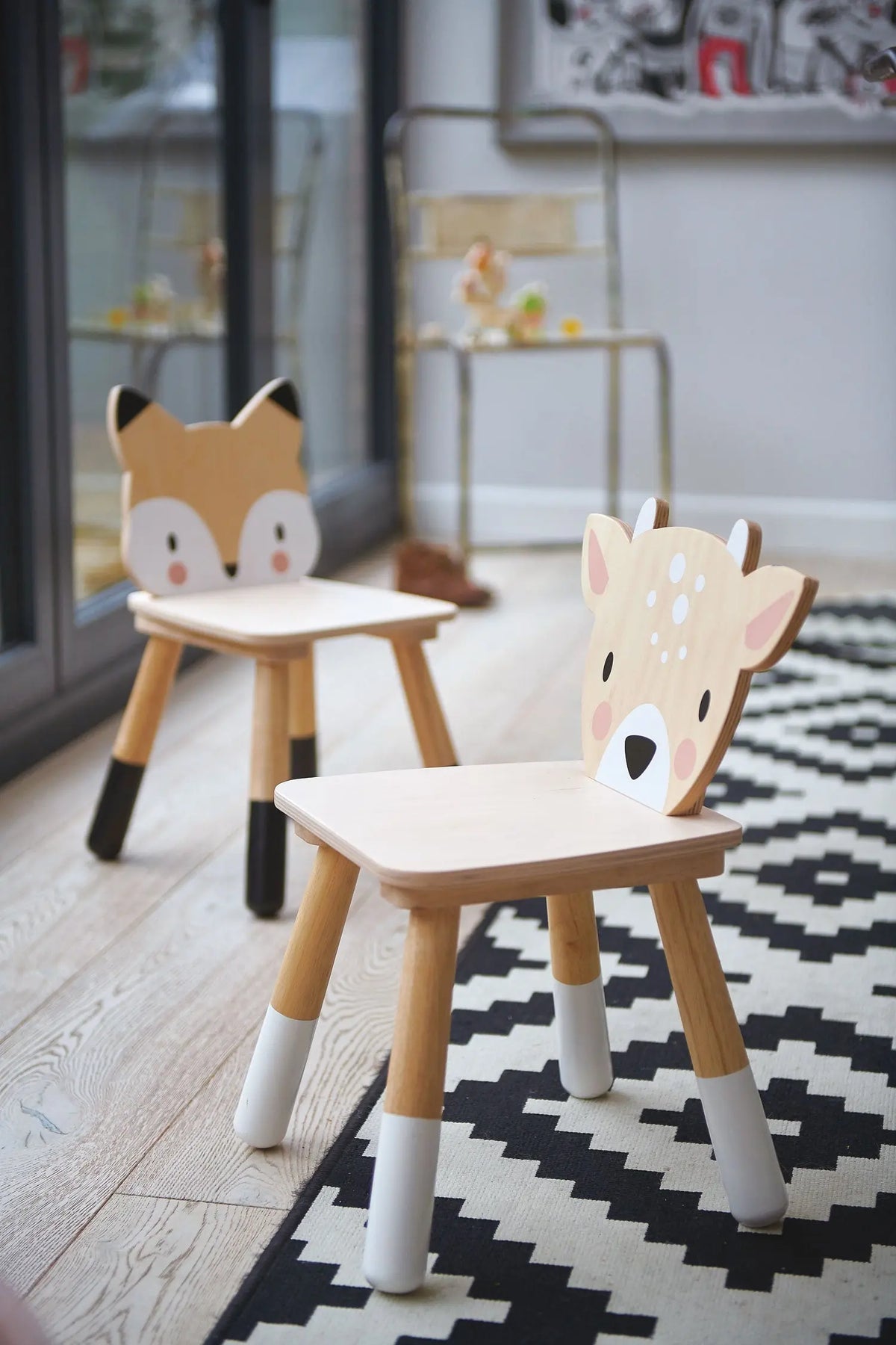 Tender Leaf Forest Fox Wooden Chair for Kids