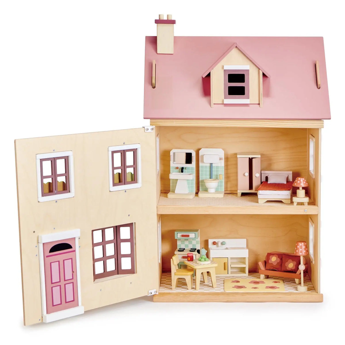 Tender Leaf Foxtail Villa Wooden Dollhouse and Furniture