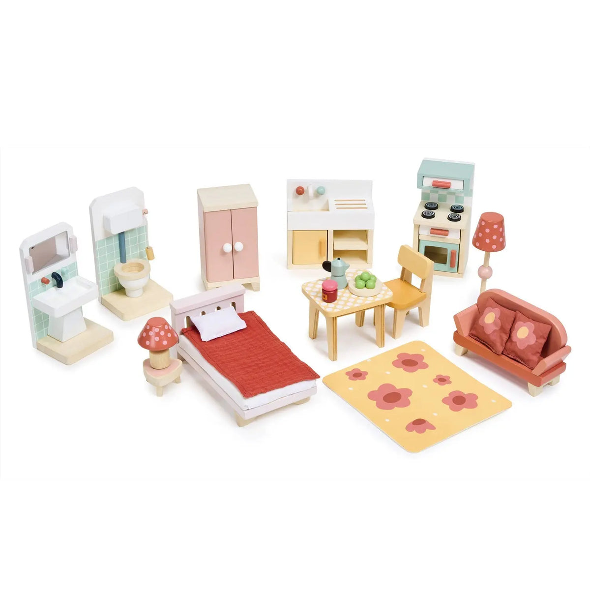 Tender Leaf Foxtail Villa Wooden Dollhouse and Furniture