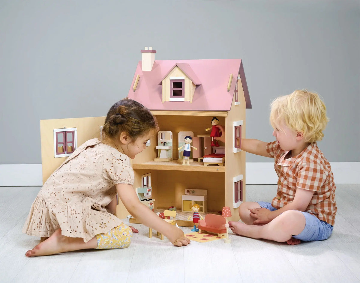 Tender Leaf Foxtail Villa Wooden Dollhouse and Furniture