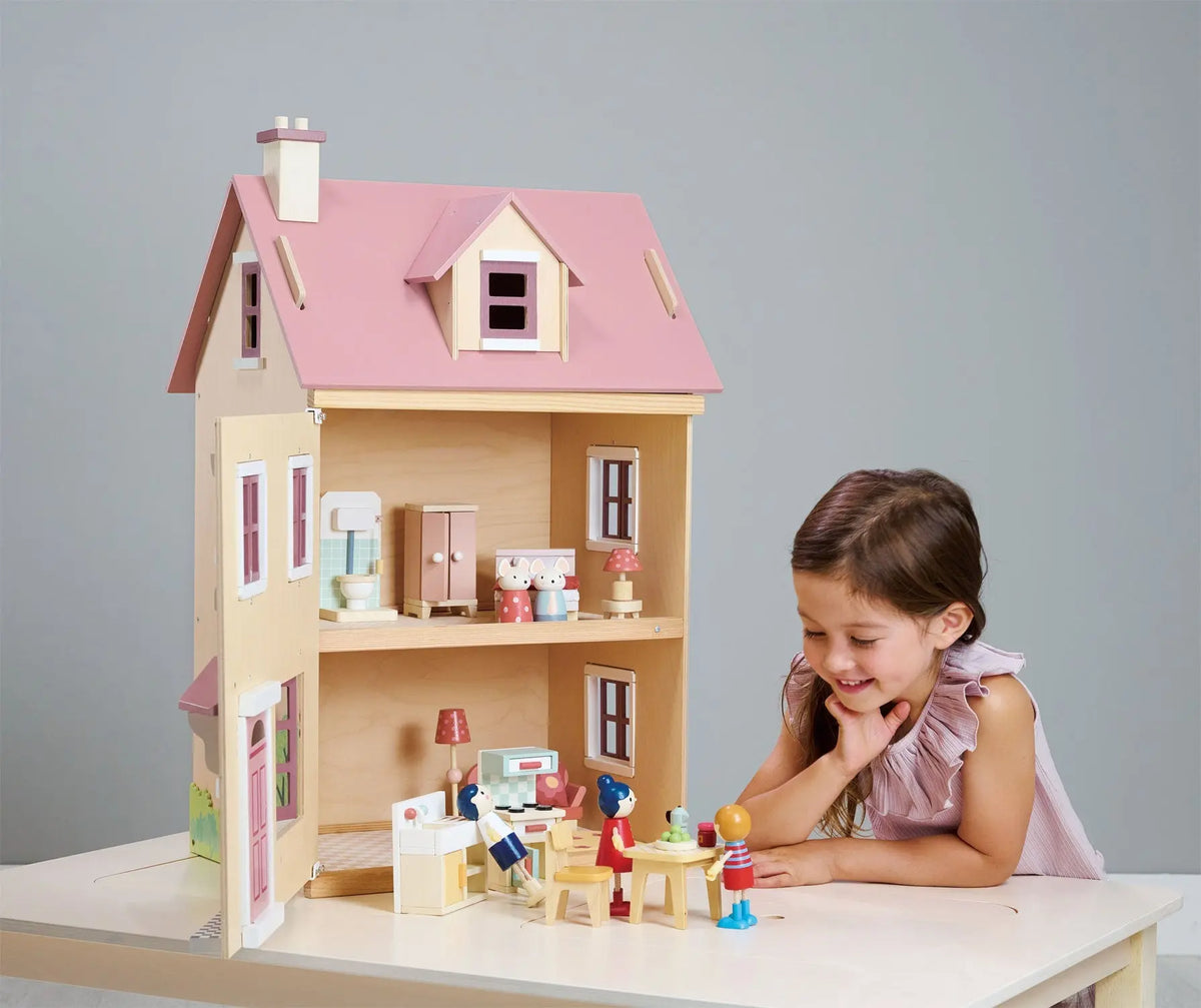 Tender Leaf Foxtail Villa Wooden Dollhouse and Furniture