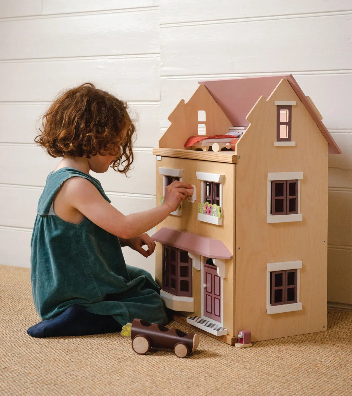 Tender Leaf Foxtail Villa Wooden Dollhouse and Furniture