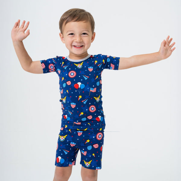 Freedom Flyers Short Sleeve Pajamas - The Baby Penguin