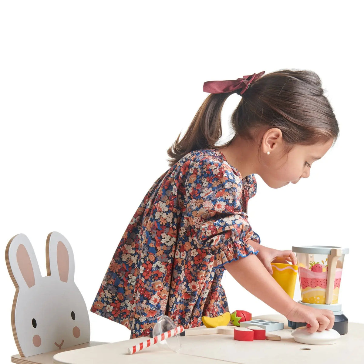 Tender Leaf Fruity Blender Wooden Smoothie Play Set