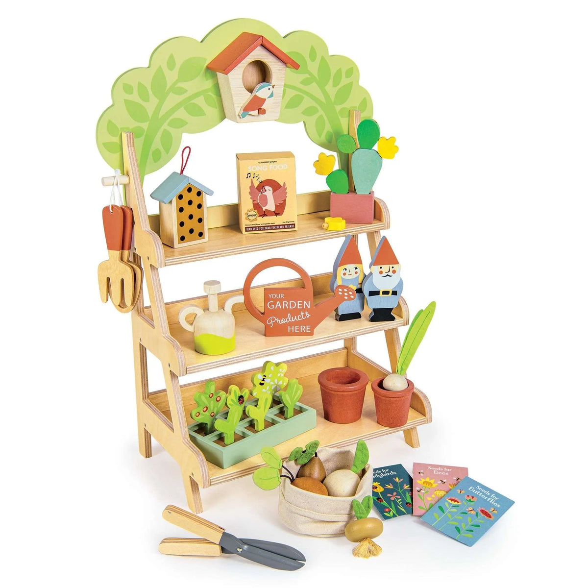 Tender Leaf Garden Centre Wooden Pretend Play Set