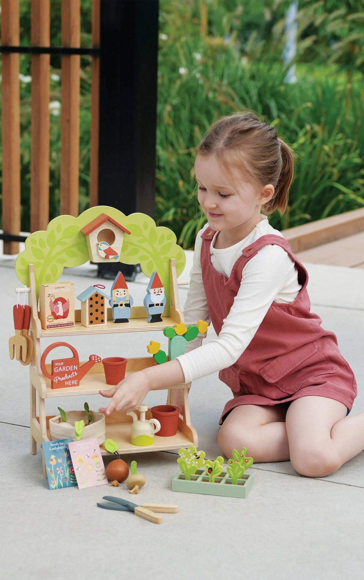 Tender Leaf Garden Centre Wooden Pretend Play Set