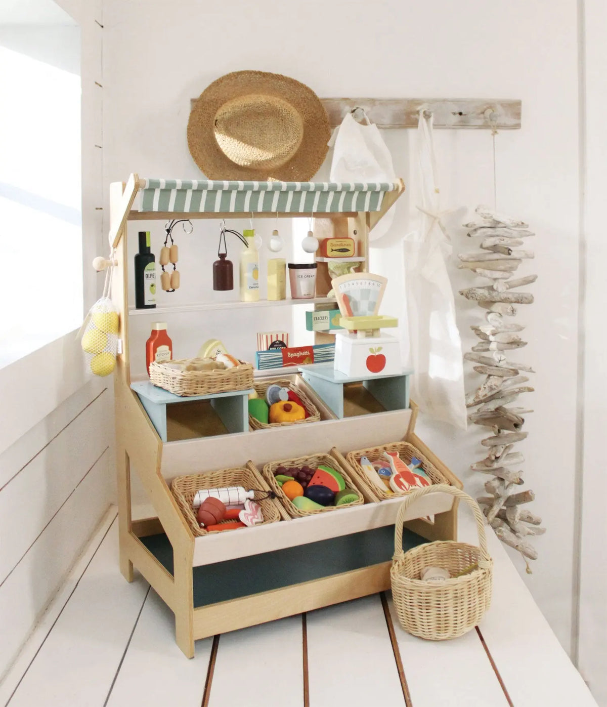 Tender Leaf General Stores Wooden Market Stall