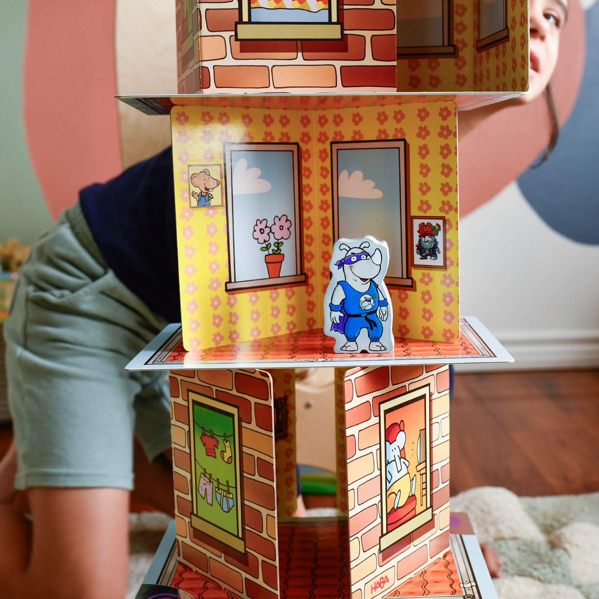Giant Rhino Hero XXL Stacking Cards Game - The Baby Penguin
