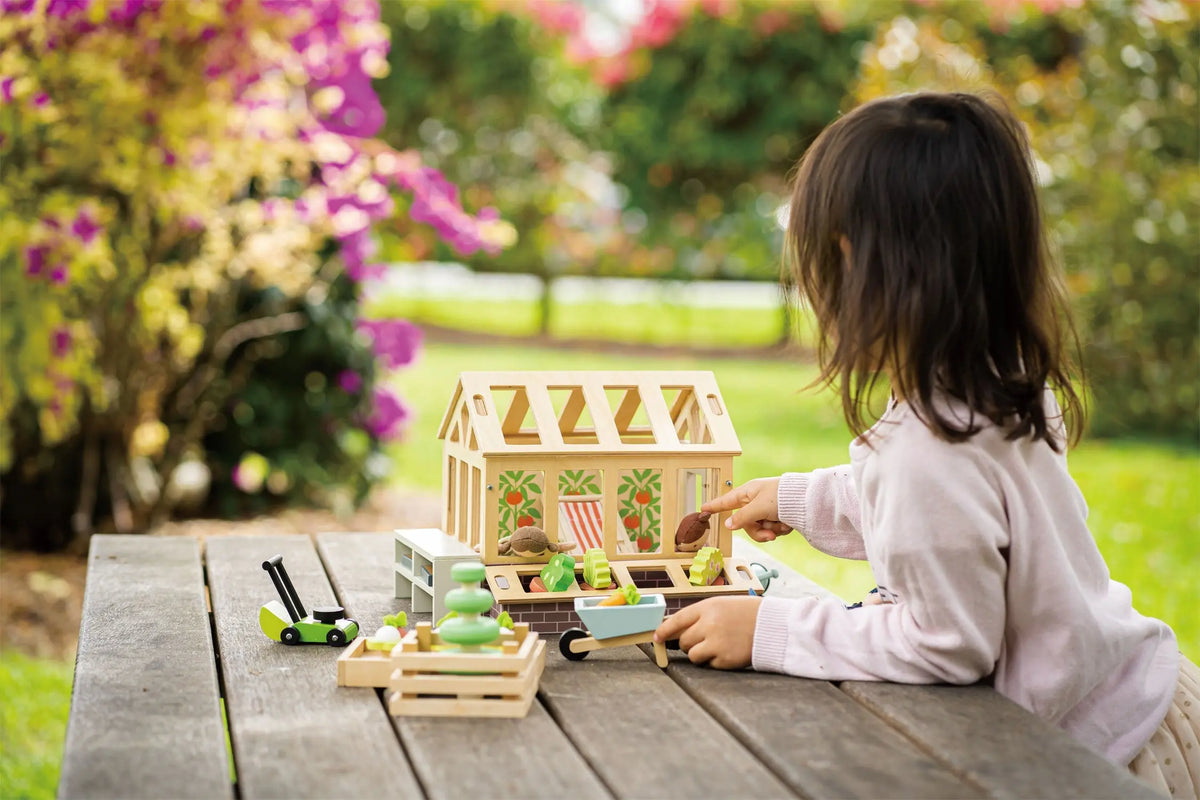 Tender Leaf Greenhouse and Garden Dollhouse Play Set
