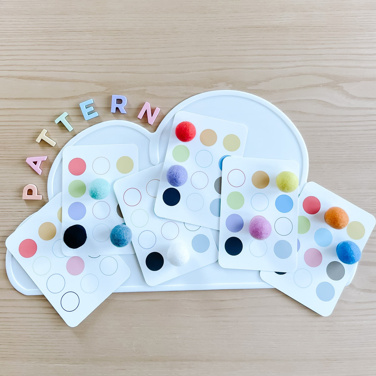 Grid Pattern Ball Flashcards - The Baby Penguin