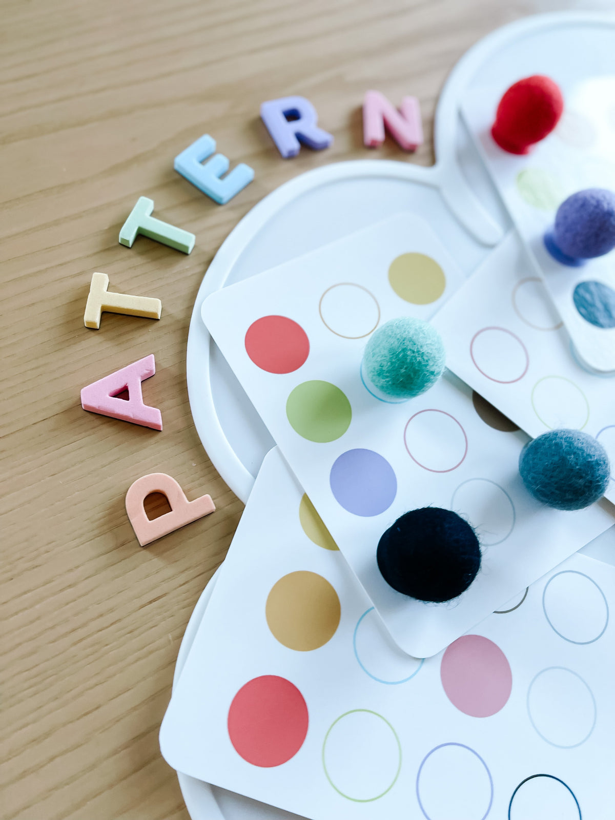 Grid Pattern Ball Flashcards - The Baby Penguin