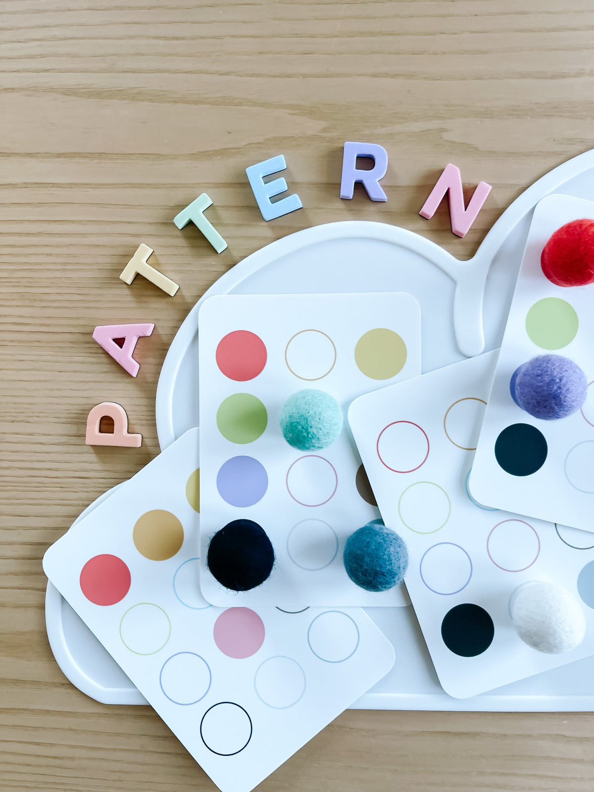 Grid Pattern Ball Flashcards - The Baby Penguin