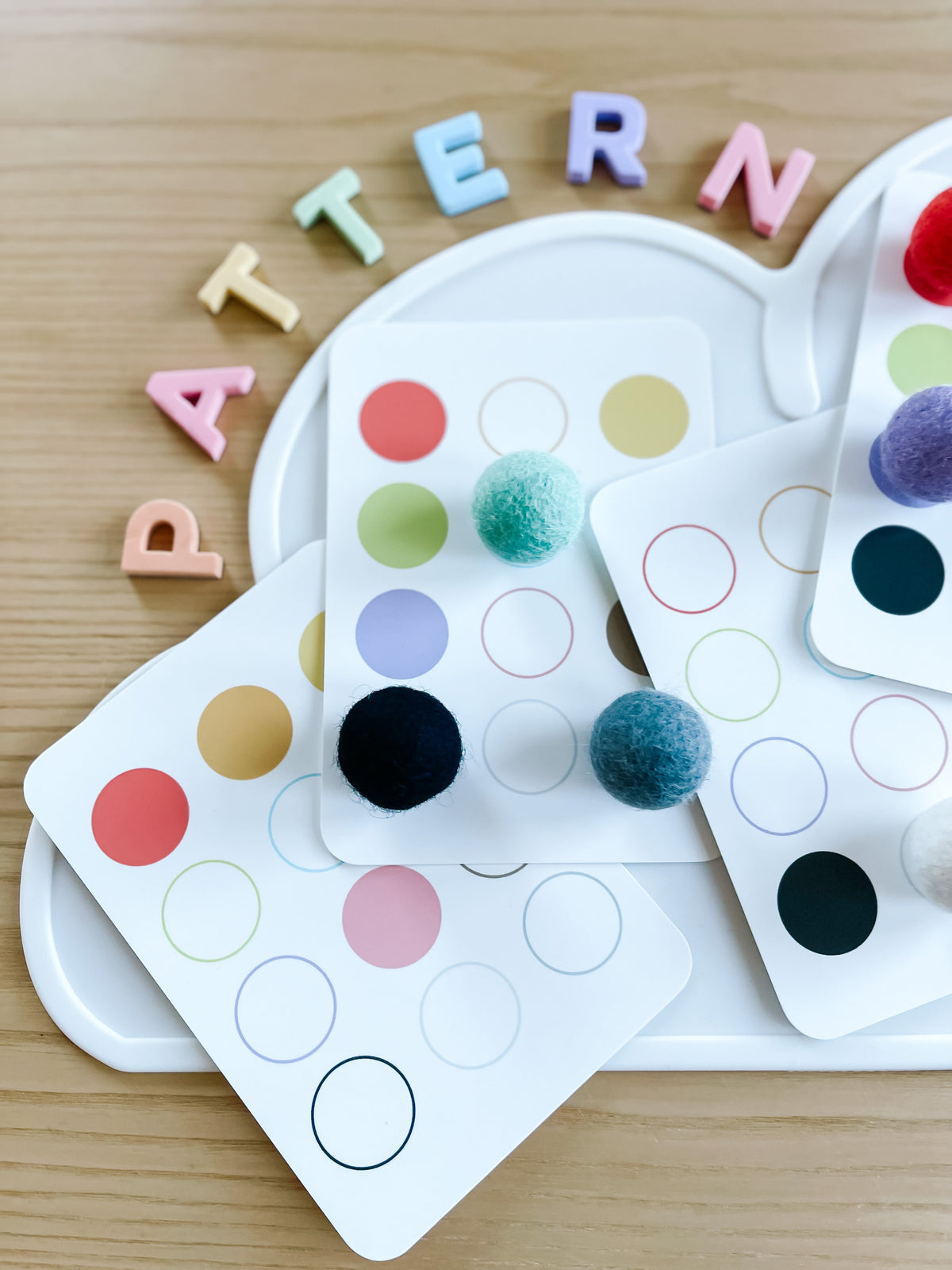 Grid Pattern Ball Flashcards - The Baby Penguin