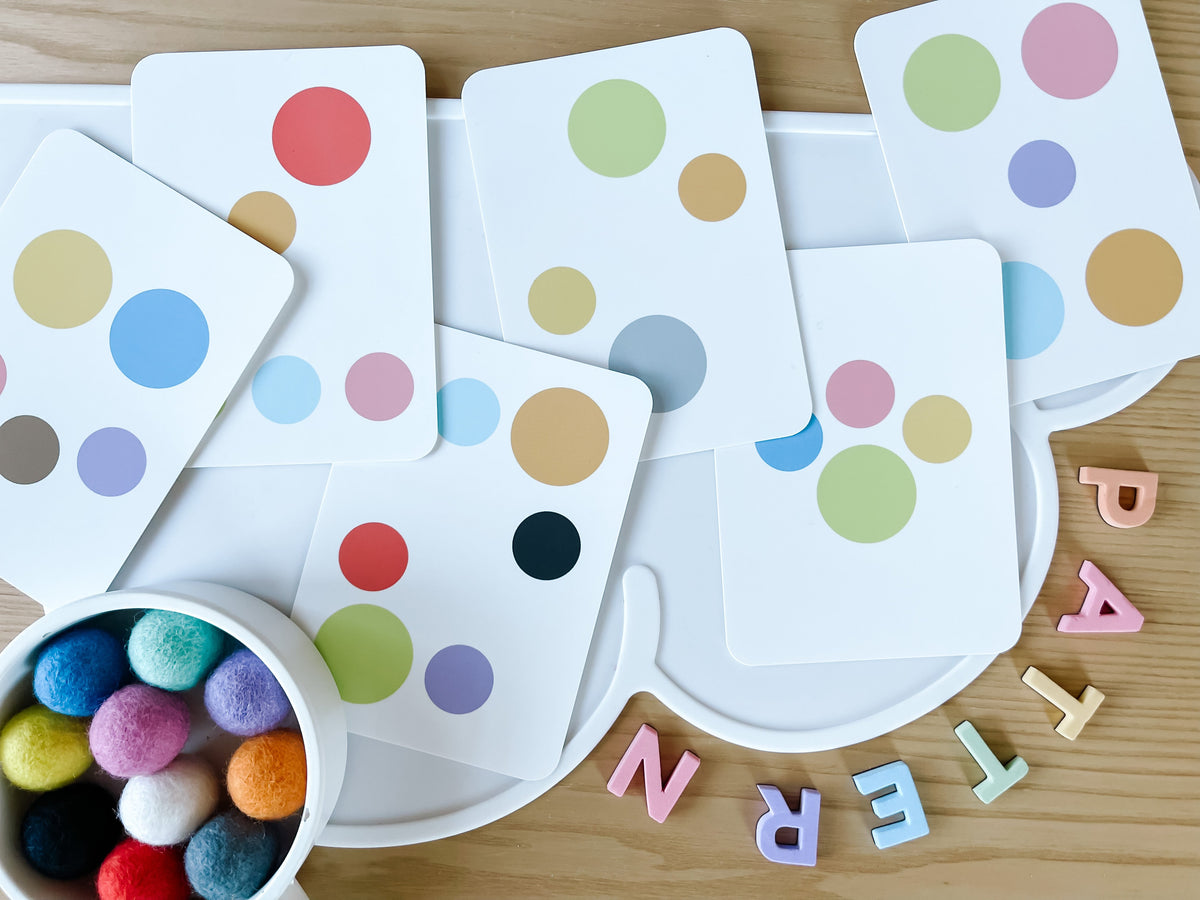 Grid Pattern Ball Flashcards - The Baby Penguin
