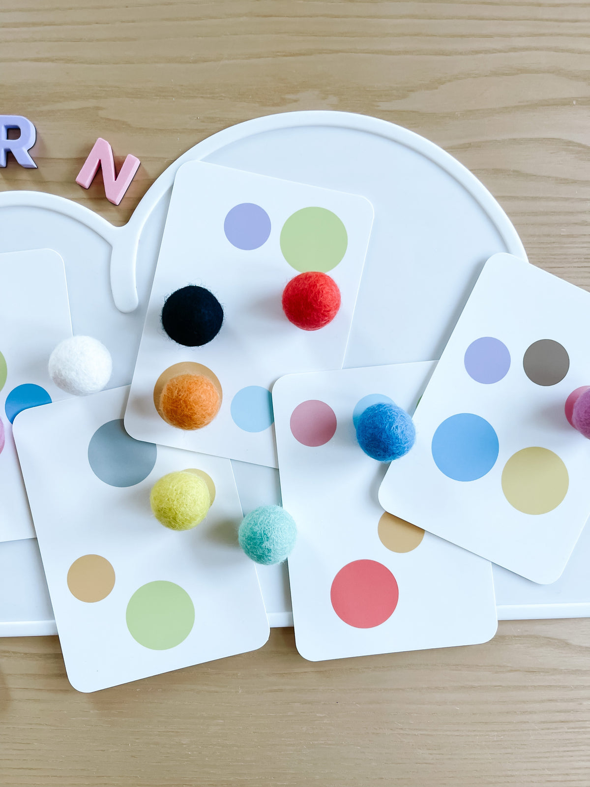 Grid Pattern Ball Flashcards - The Baby Penguin