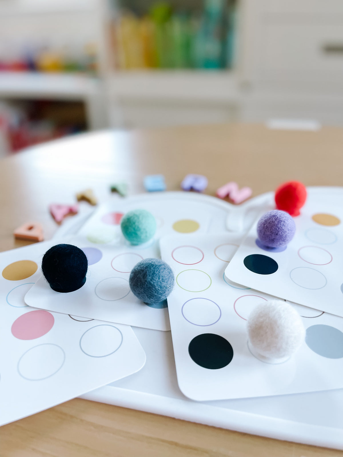 Grid Pattern Ball Flashcards - The Baby Penguin