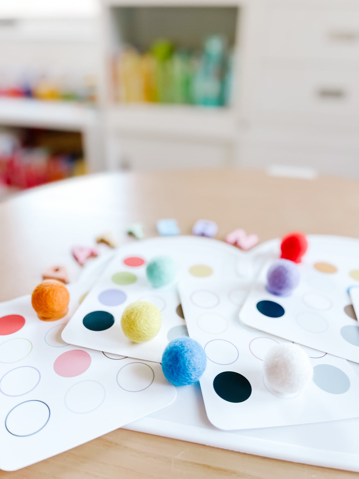 Grid Pattern Ball Flashcards - The Baby Penguin
