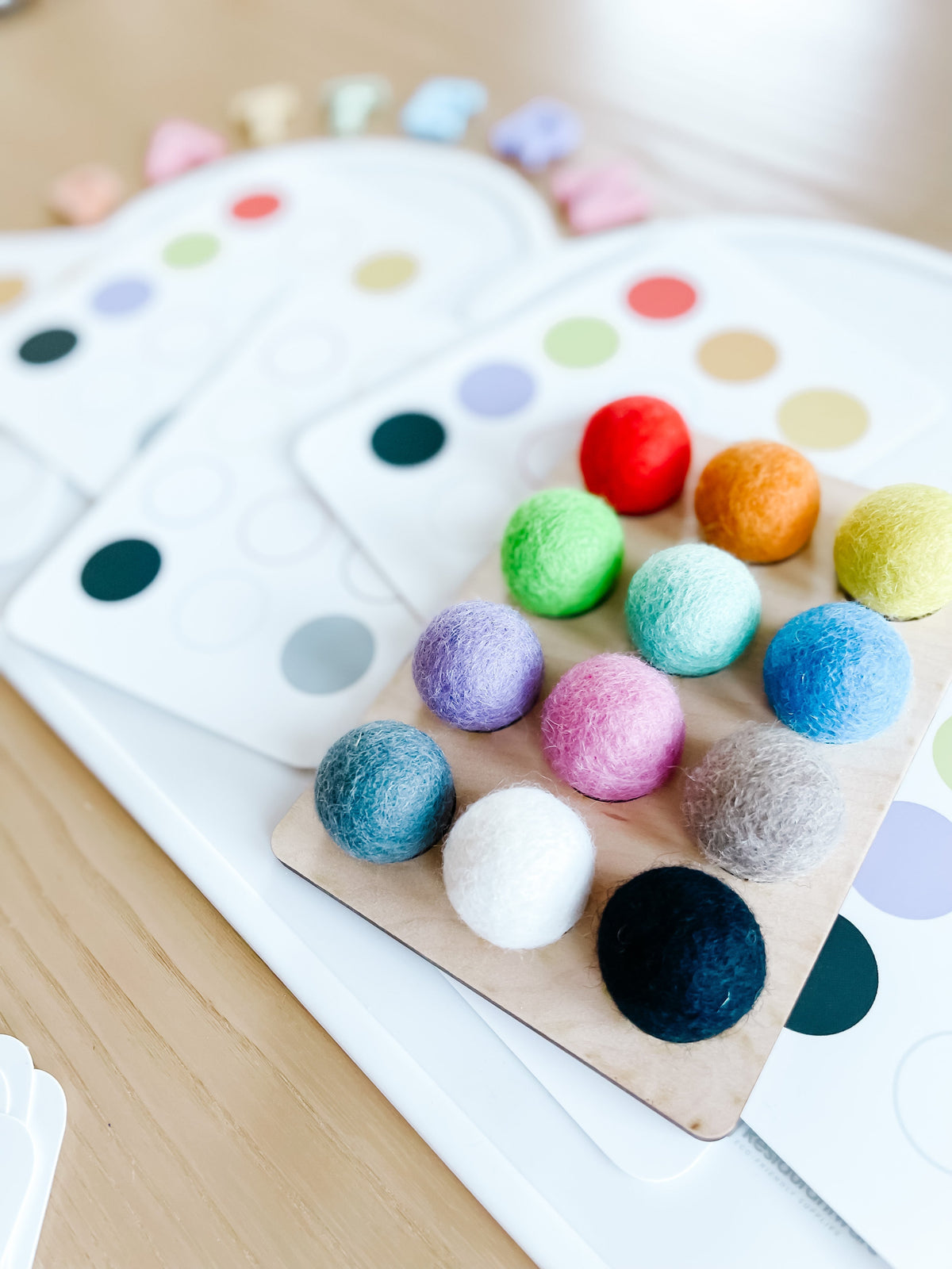 Grid Pattern Ball Flashcards - The Baby Penguin