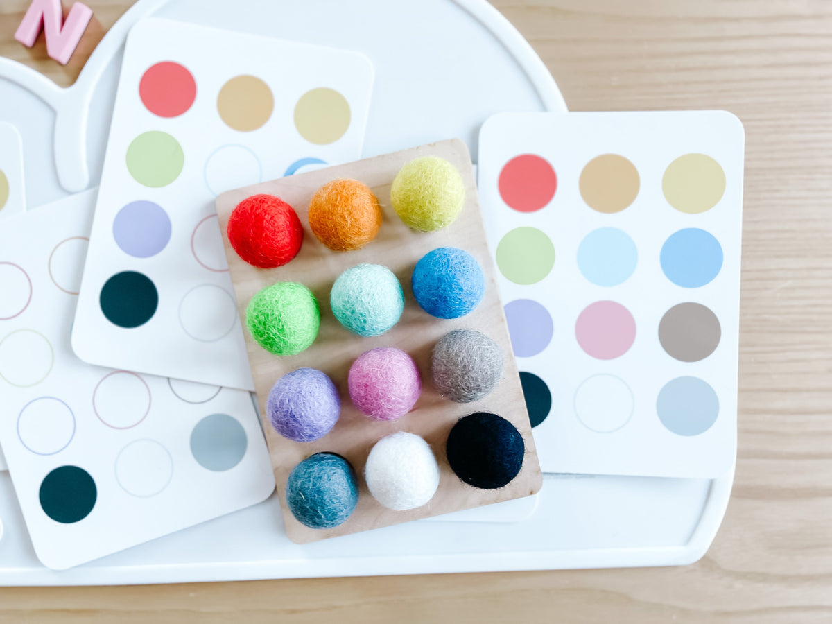 Grid Pattern Ball Flashcards - The Baby Penguin