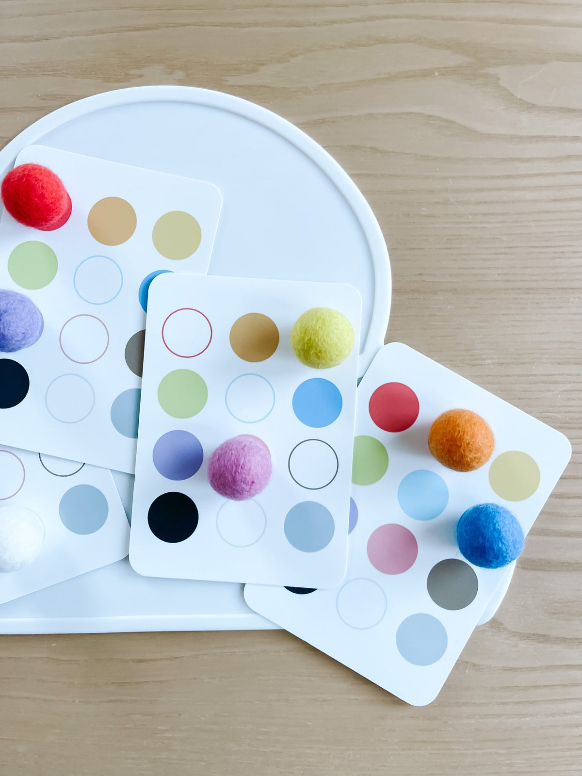 Grid Pattern Ball Flashcards - The Baby Penguin